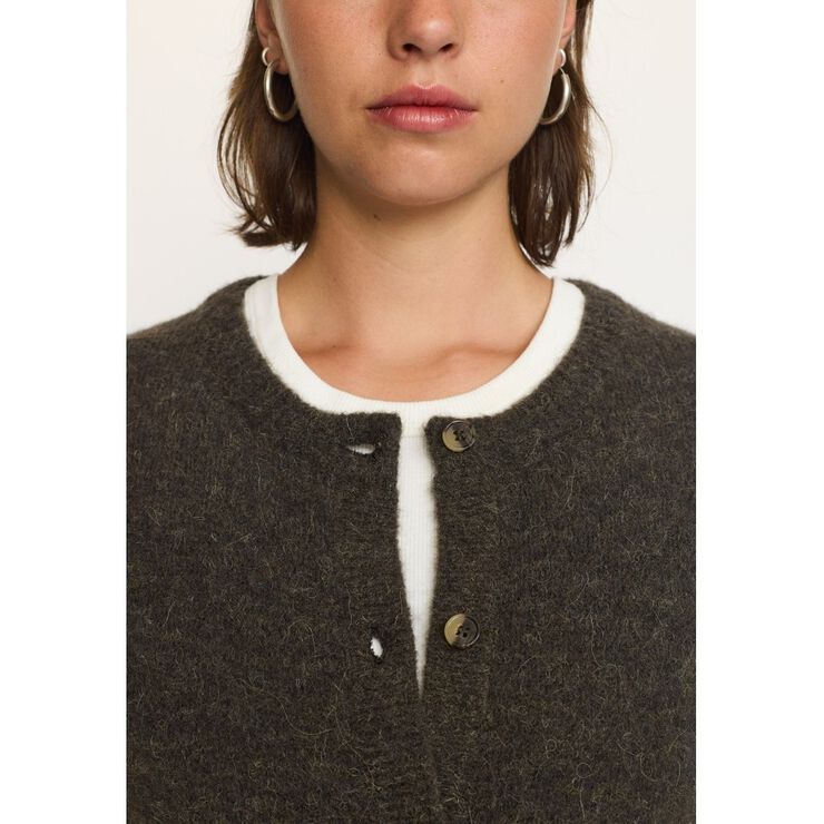 SRAllison O-neck Cardigan Knit