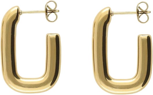 Rectangular drop earrings