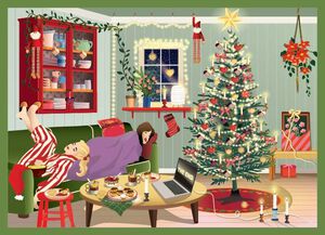 LAZY CHRISTMAS - puslespil med 1000 brikker