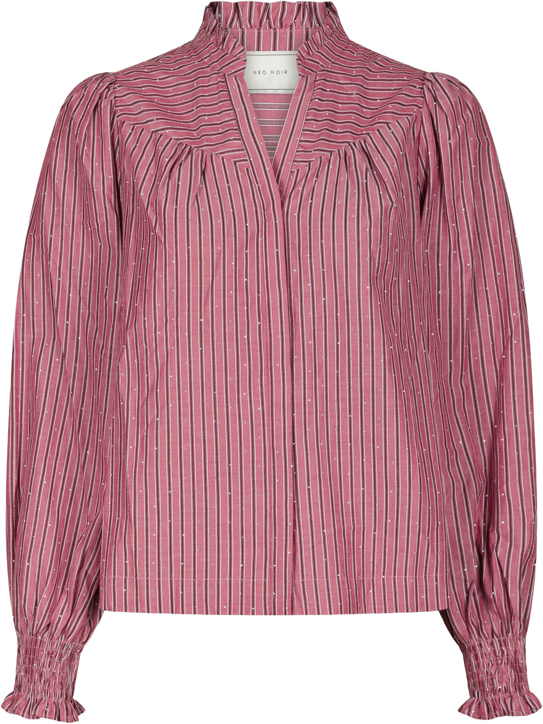 Astrida Soft Stripe Stone Blouse