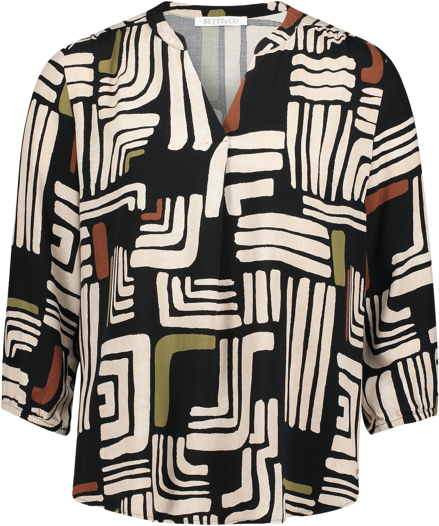 Bluse Kurz 3/4 Ar