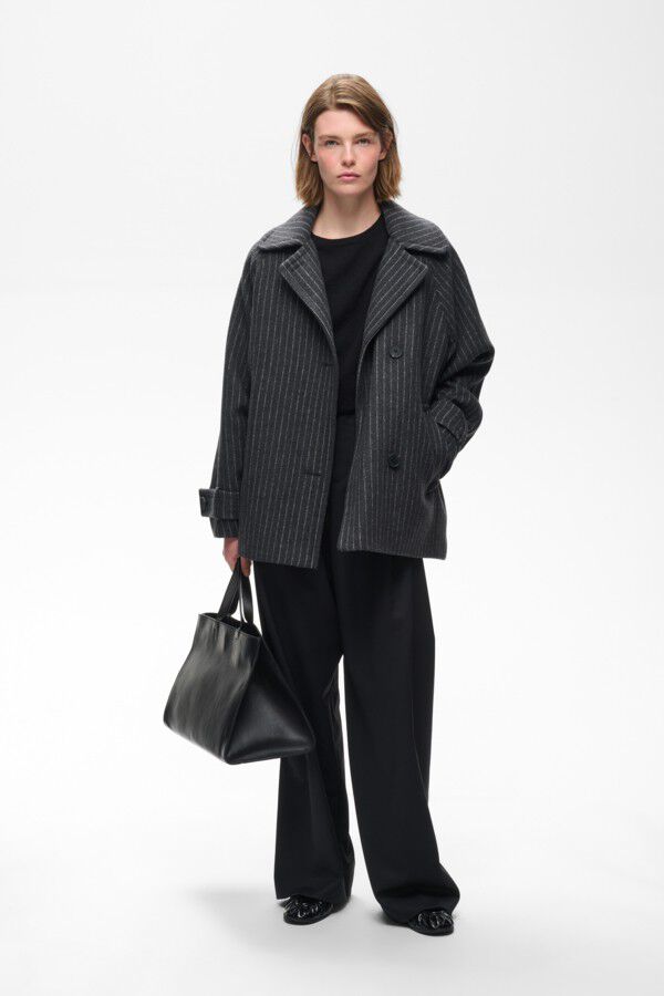 THORAIW MINONA COAT PINSTRIPED