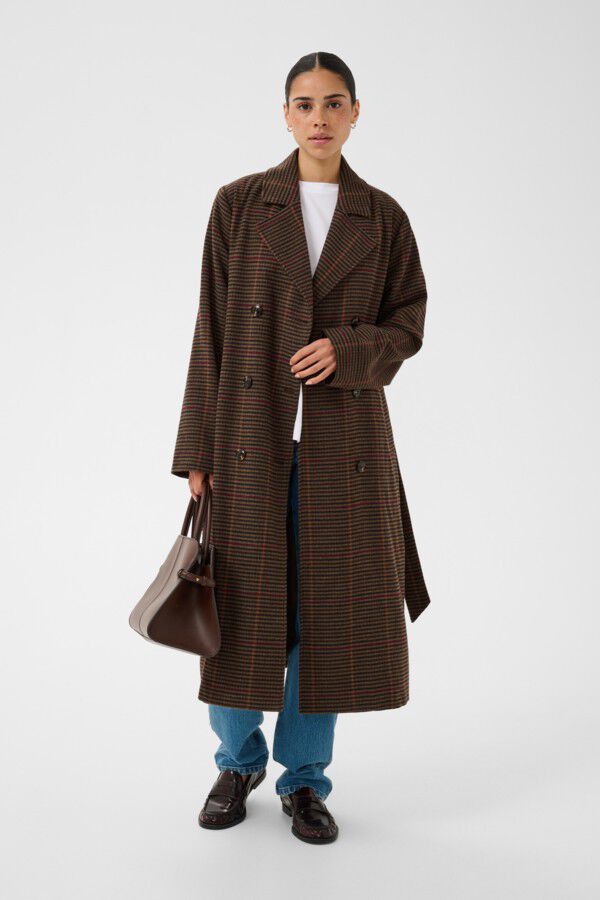 KAfanni Checked Coat