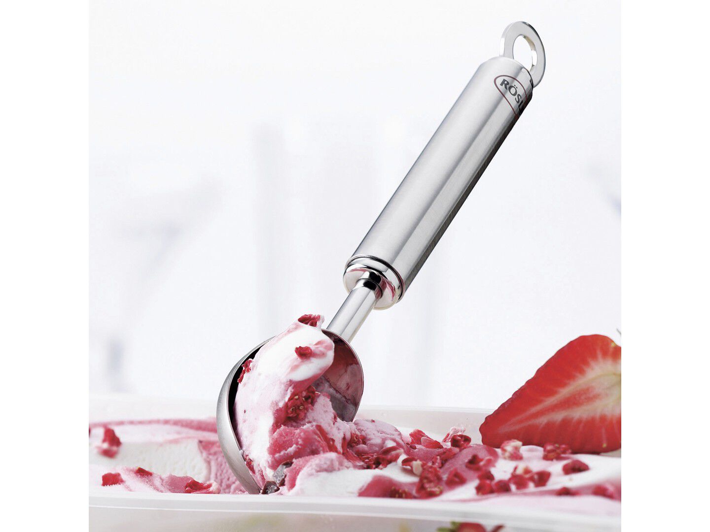 Iskuleskje 20,5 cm St&aring;l