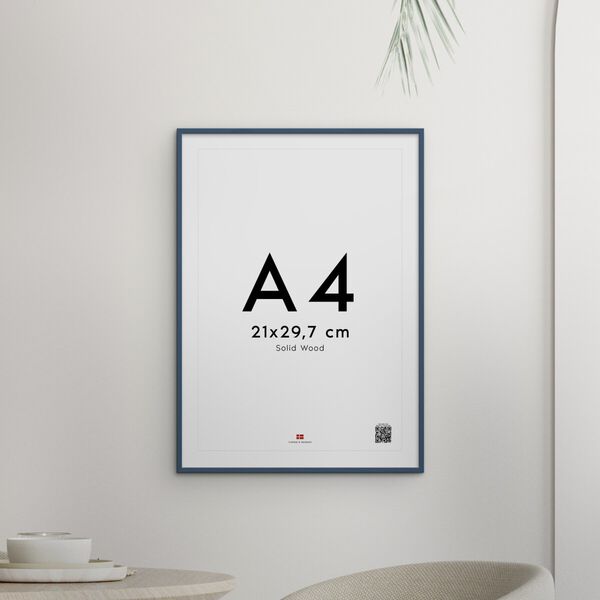 Poster&Frame - Indian Teal Wood 30x40cm