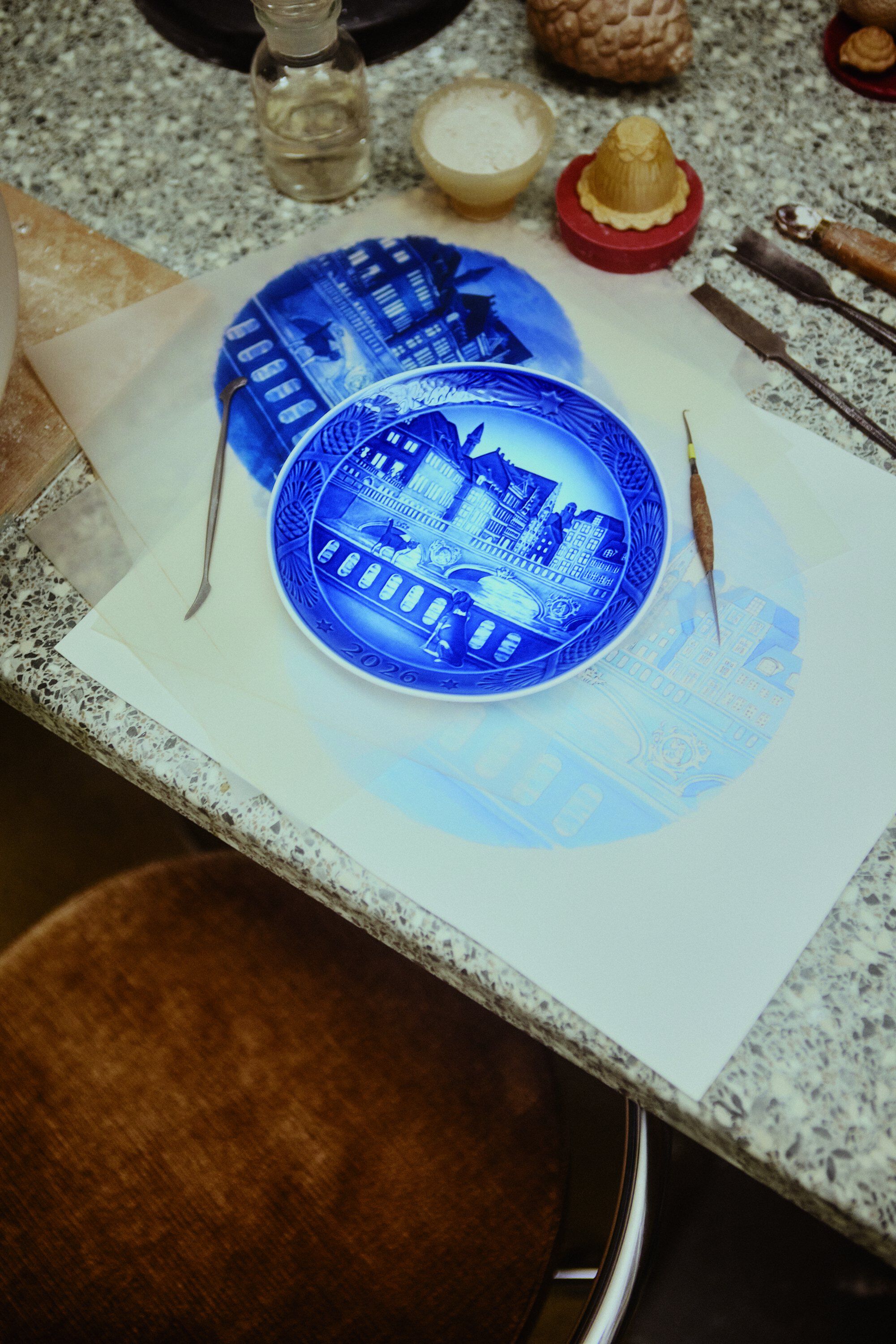 Juleplatte2026 Marmorbroen18cm