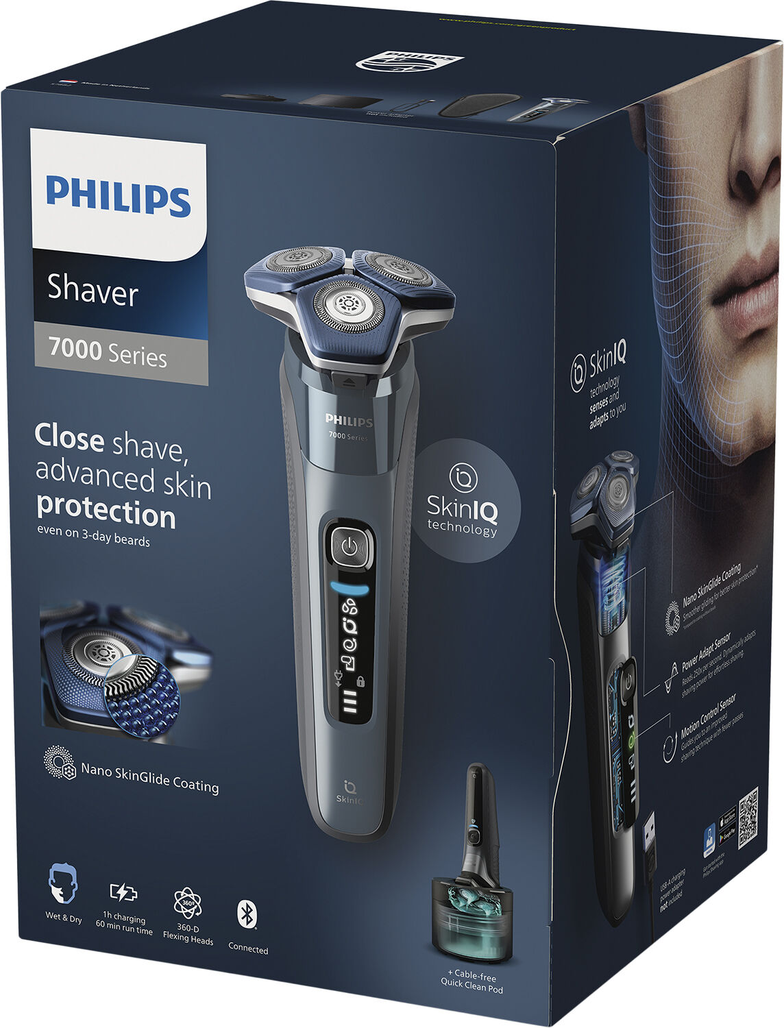 Shaver series 7000 Elektrisk Wet & Dry-shaver