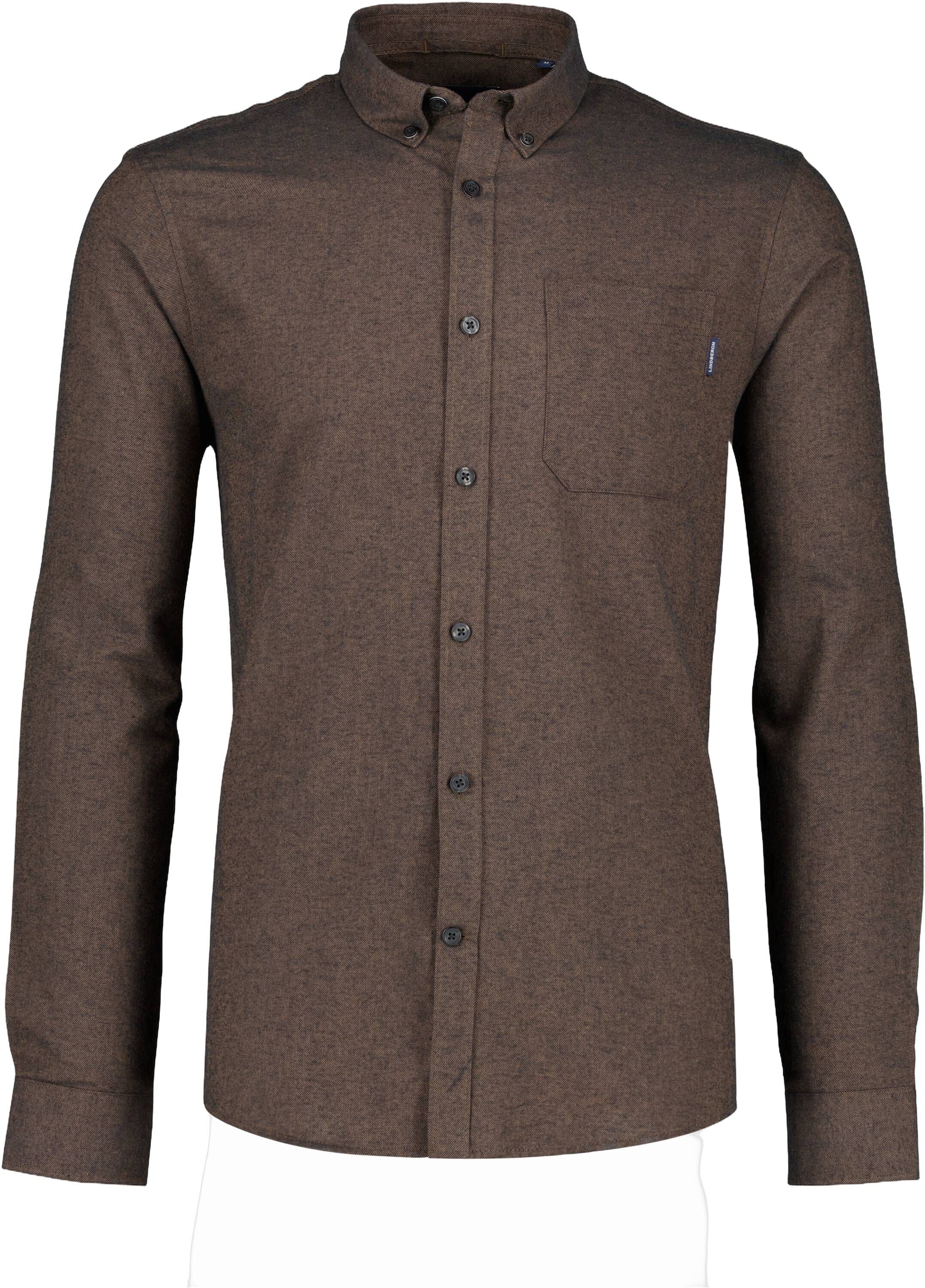 M&eacute;lange brushed shirt L/S