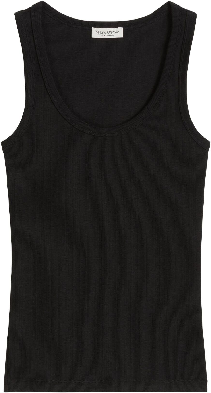 Top, deep round neck