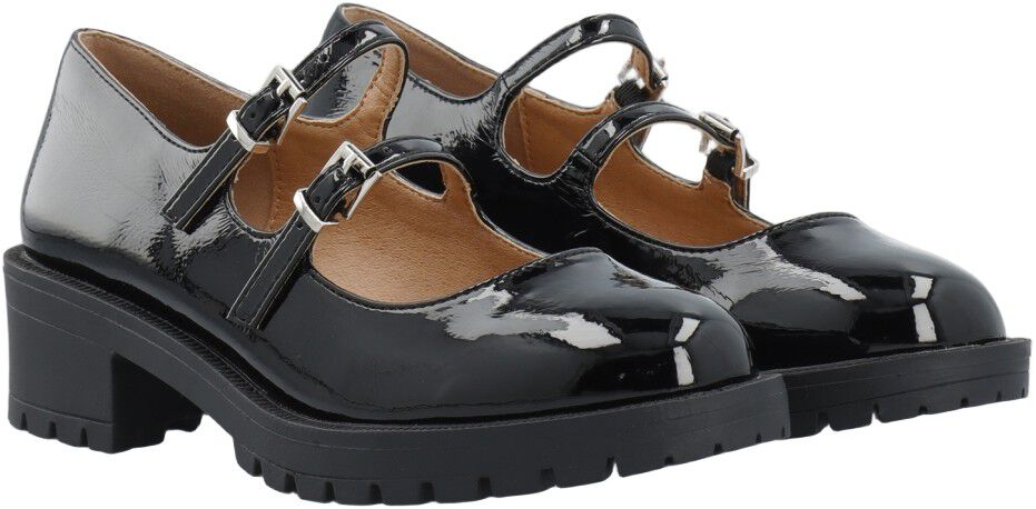 BIAPEARL Mary Jane Faux Leather