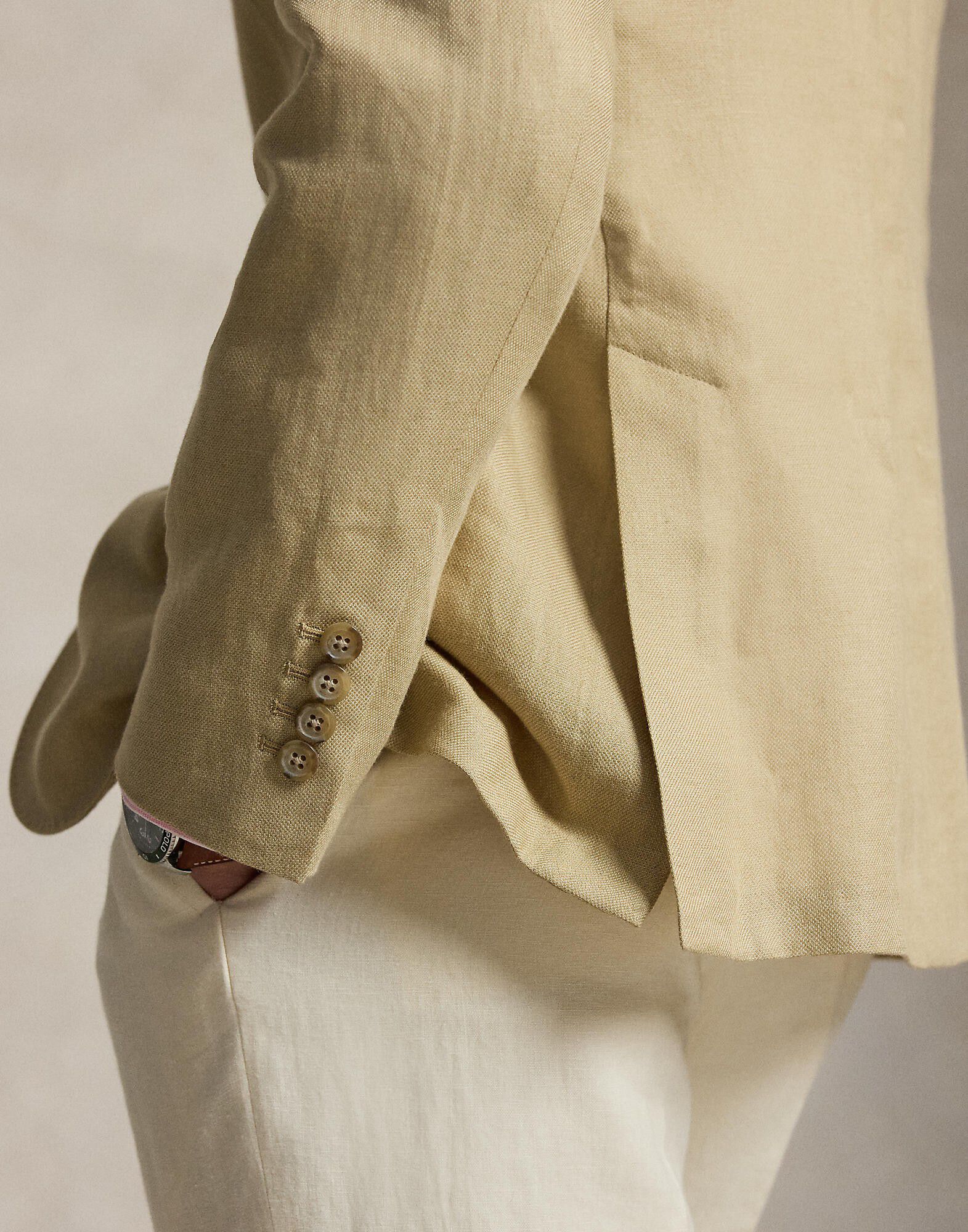 Polo Soft Modern Fit Linen-Blend Jacket