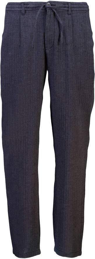 Linen blend herringbone pants