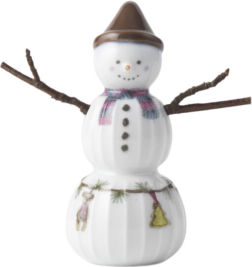 Hammersh&oslash;i Christmas Sn&oslash;gutt H9 hvit m. deko