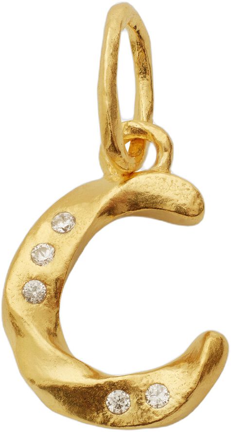 Alphabet Pendant Gold