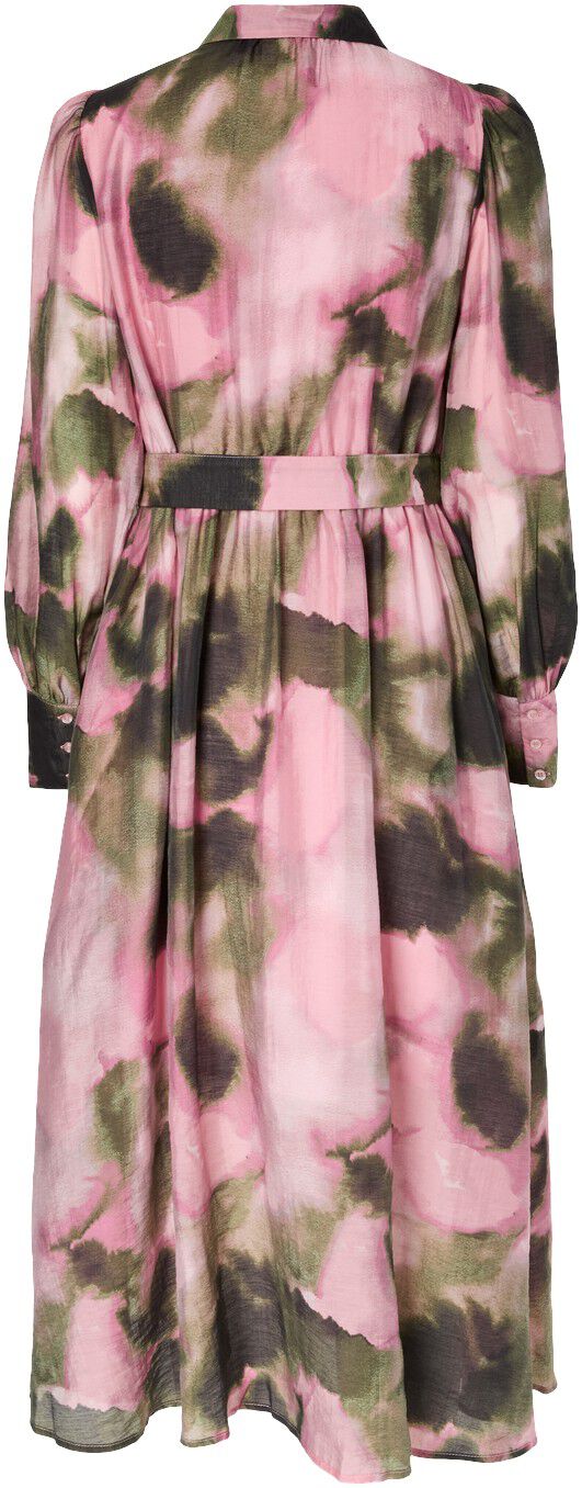 YASRINARO LS LONG SHIRT DRESS - EX