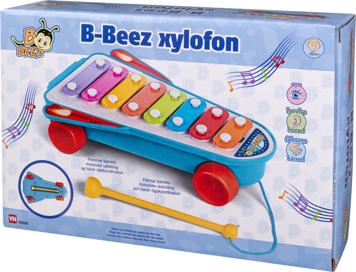 B BEEZ XYLOFON P&Aring; HJUL