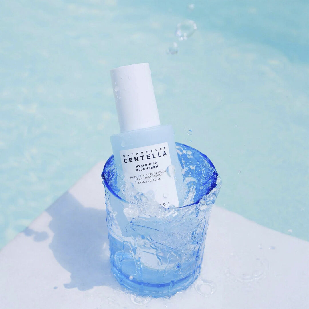 Madagascar centella Hyalu-Cica Blue Serum