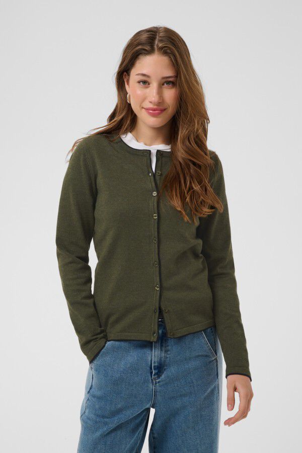 MilaSZ Contrast Stripe Cardigan