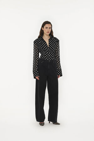 CHIFFON FITTED SHIRT