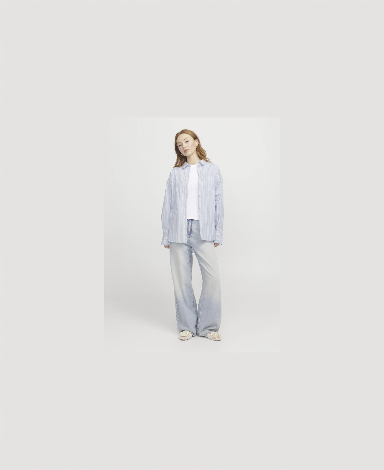 JXJAMIE LS RELAXED POPLIN SHIRT WVN