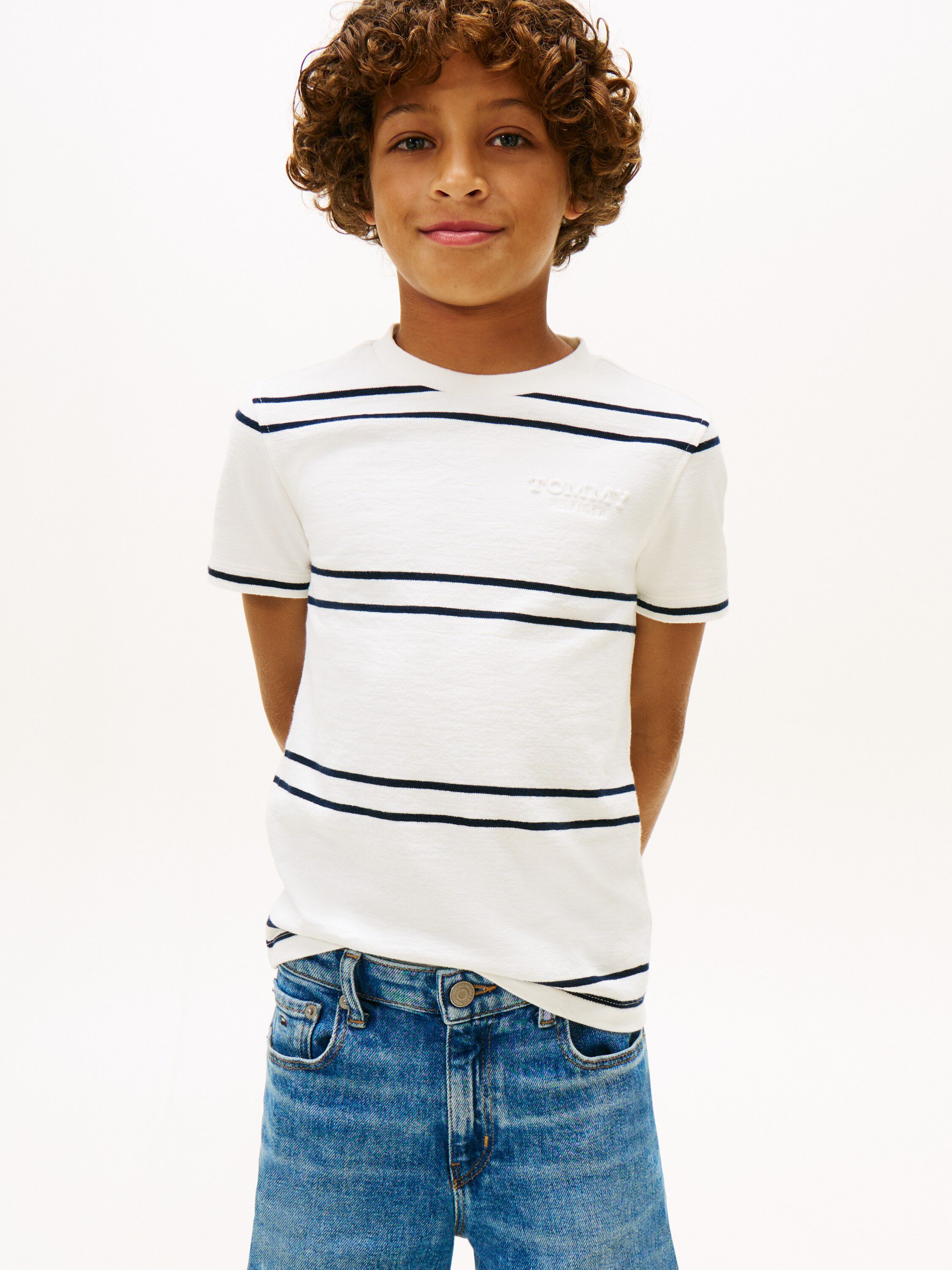 Essential Embossed Logo Jersey T-Shirt