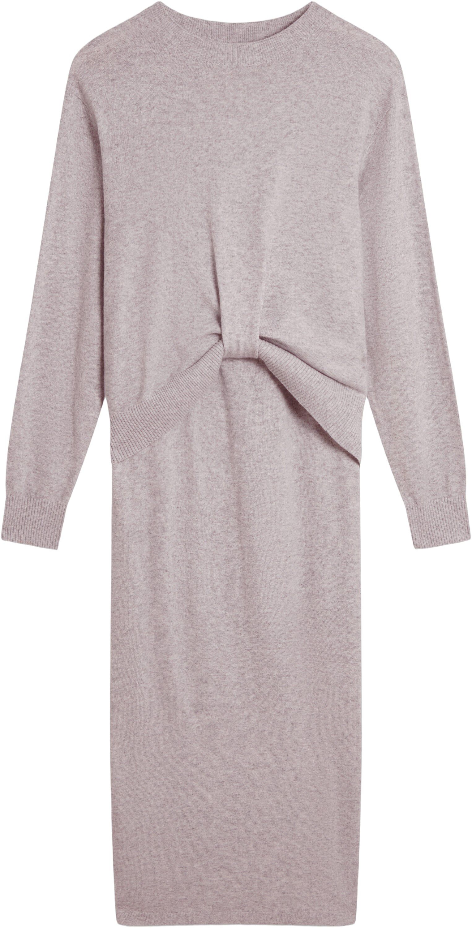 SAMANA Twist Waist Knit Midi Dress