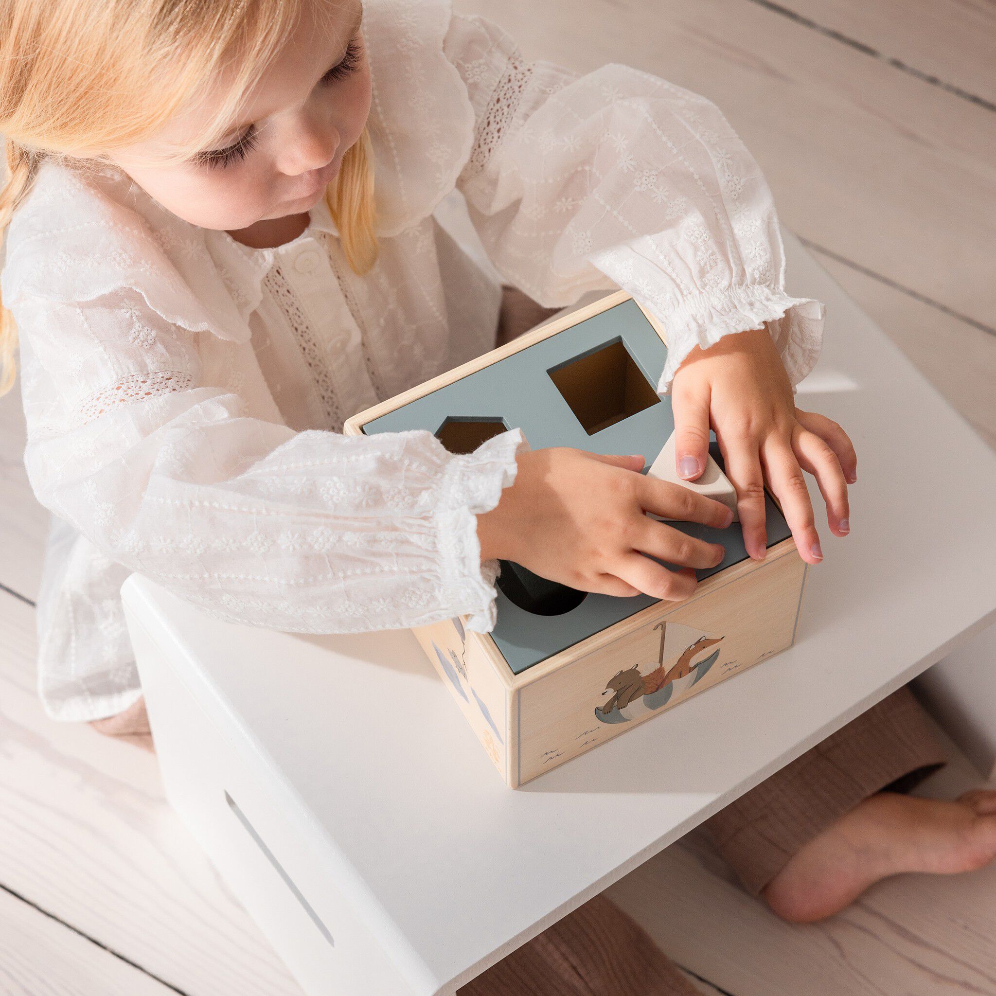 Puttekasse, tr&aelig;, World of Sebra