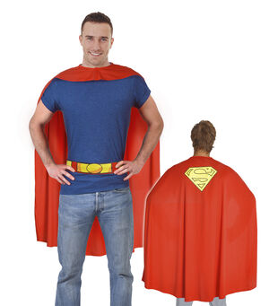Superman kappe og bælte voksen