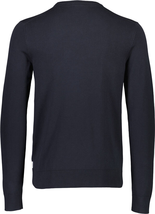 Ecovero L/S o-neck knit