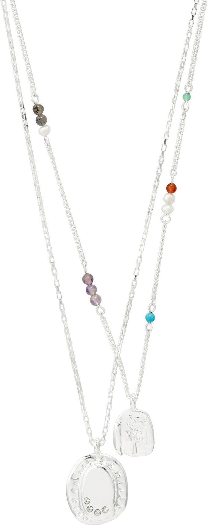 HERE necklace silver-plated