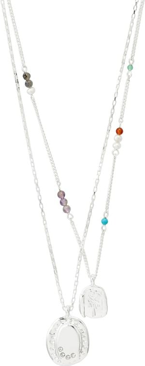 HERE necklace silver-plated