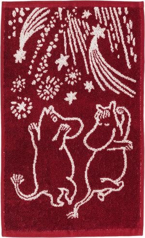 Moomin Arabia 30x50cm h&aring;ndkl&aelig;de Festlige &Oslash;jeblikke GOTS