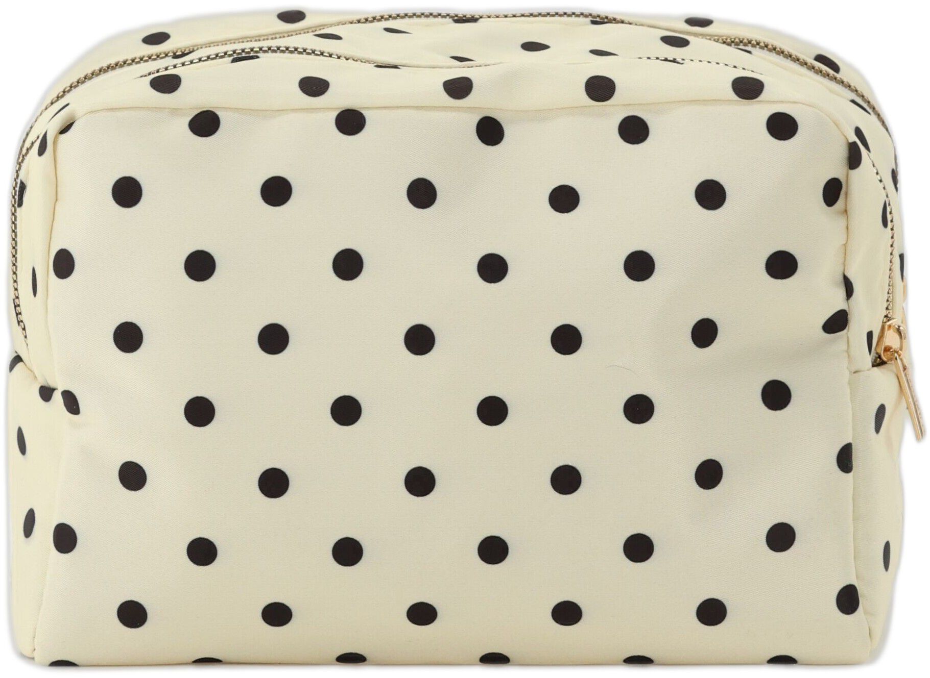 Toiletbag big polkadot white