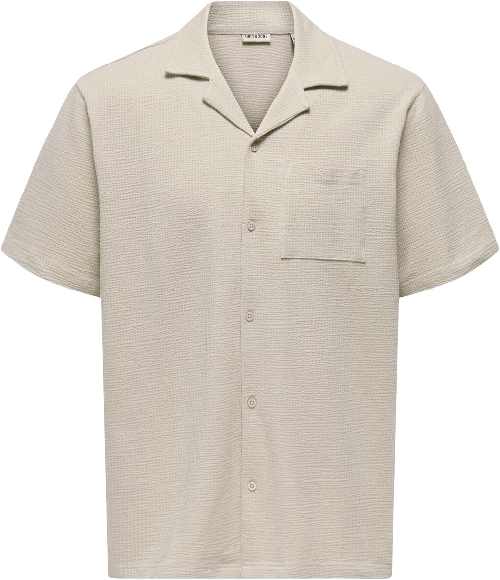 Onskian Life Seersucker Ss Shirt Noos