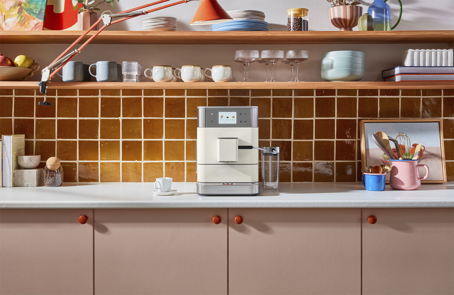 KITCHENAID fuldautomatisk espressomaskin-5KES8557EPL