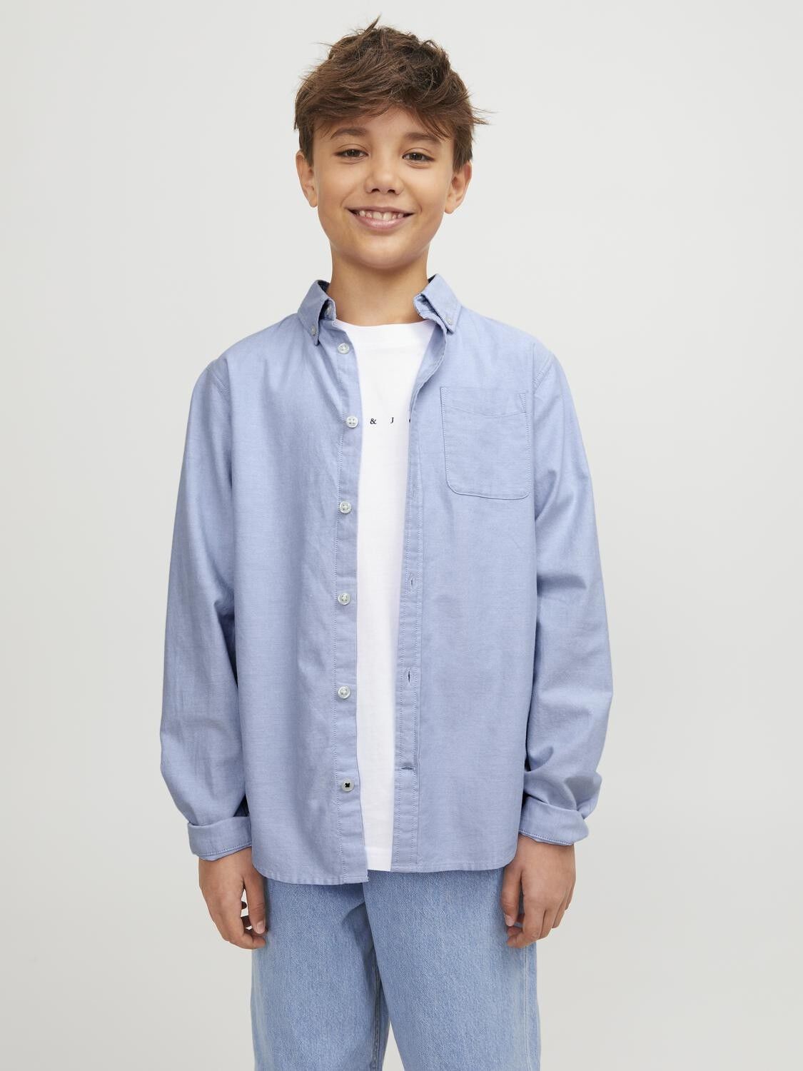JJEOXFORD SHIRT L/S NOOS JNR