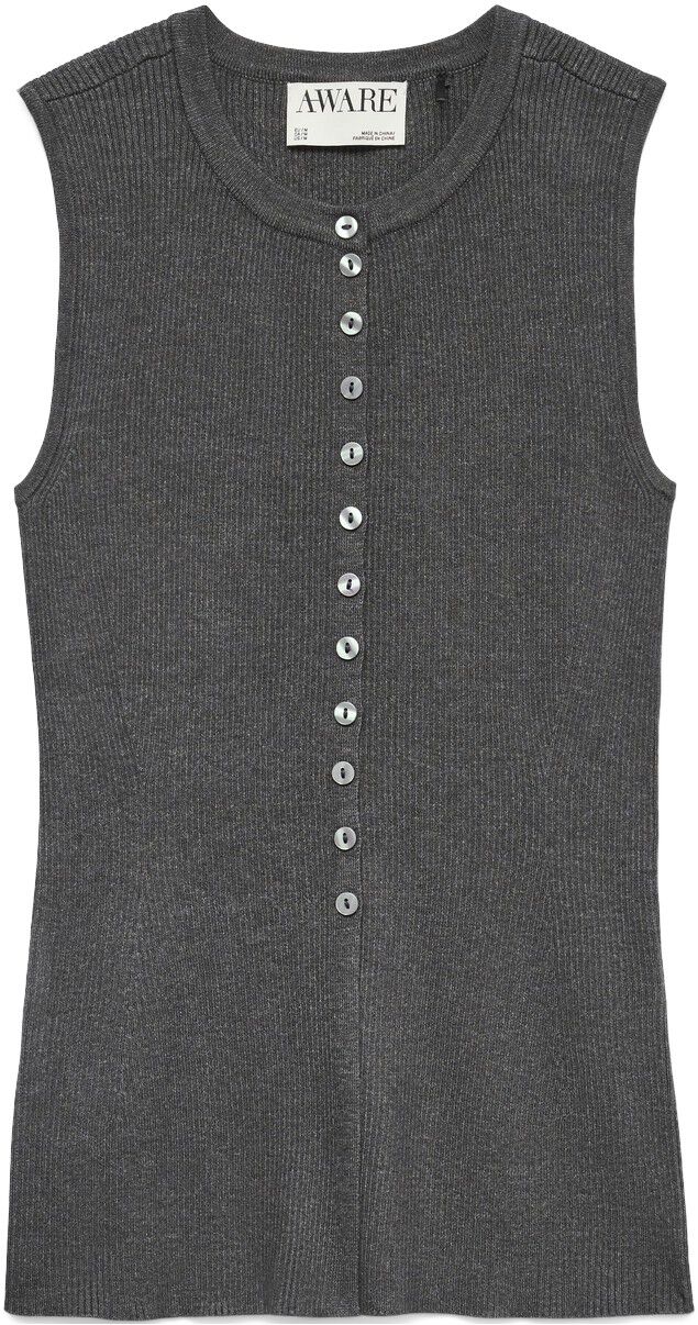 AWUKINO SL O-NECK KNIT VEST