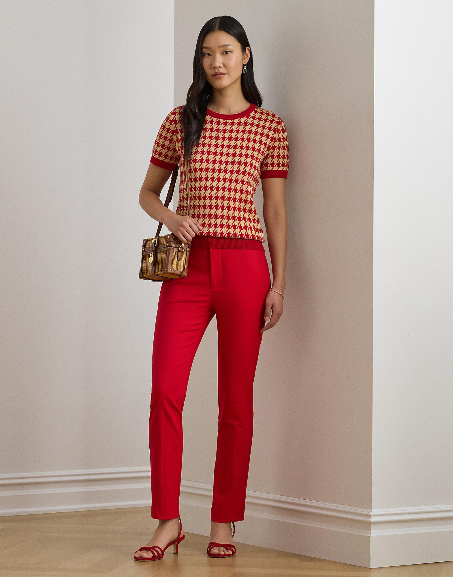 Double-Faced Stretch Cotton Pant