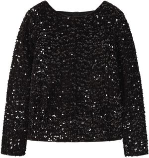 NKFRUSITTA LS BOW BLOUSE