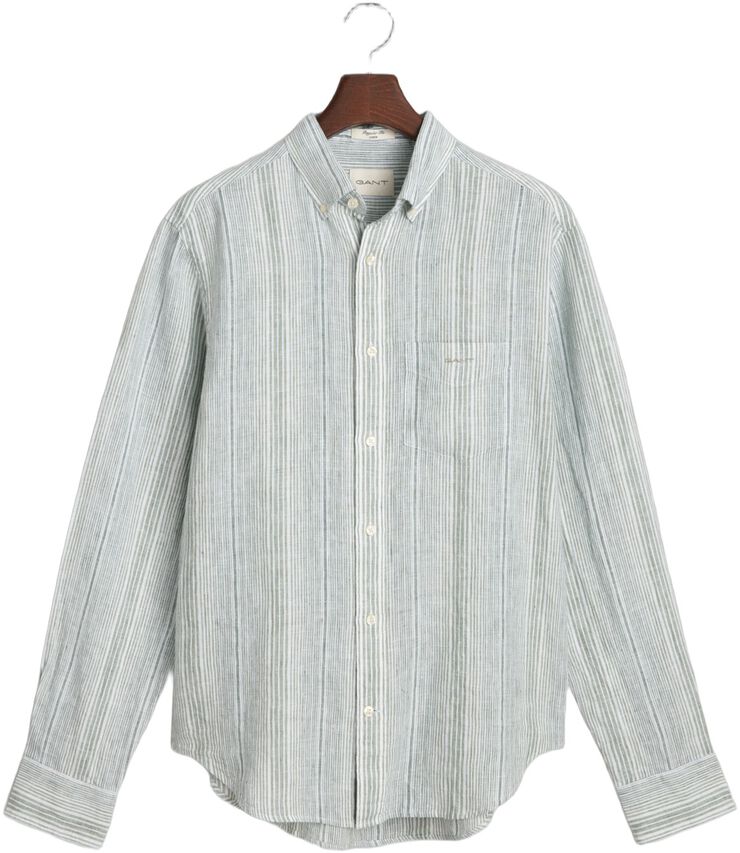 REG LINEN STRIPE SHIRT