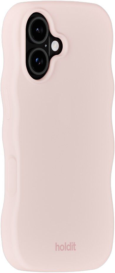 Wavy Case Silicone MagSafe Cpt. IPH 16 Ballerina Pink