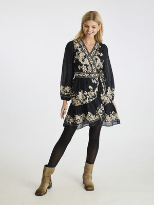 Dorna Printed Voile Dress