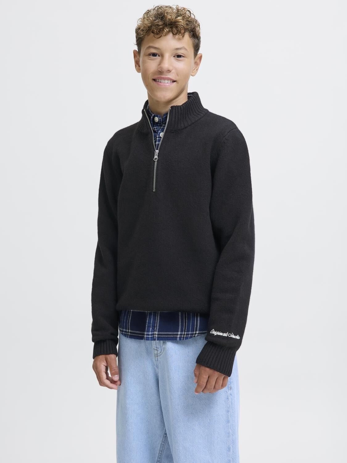 JORNORREBRO KNIT HALF ZIP JNR
