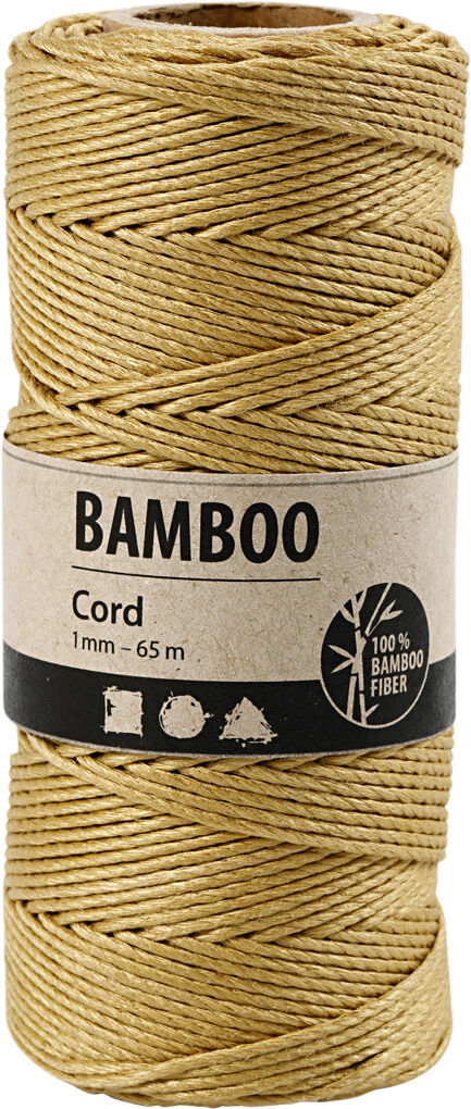 Bambussnor, tykkelse 1 mm.