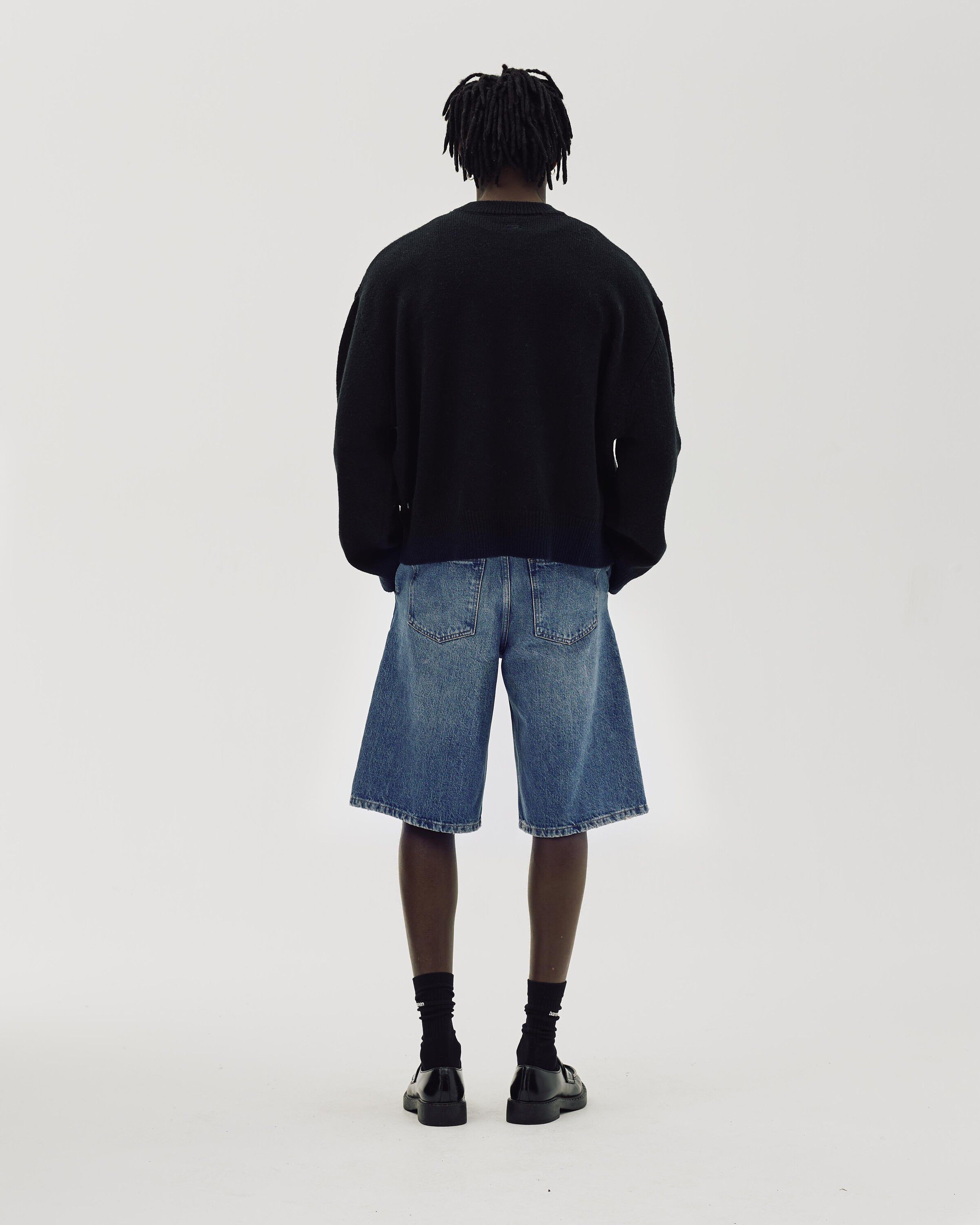 Straight Denim Shorts