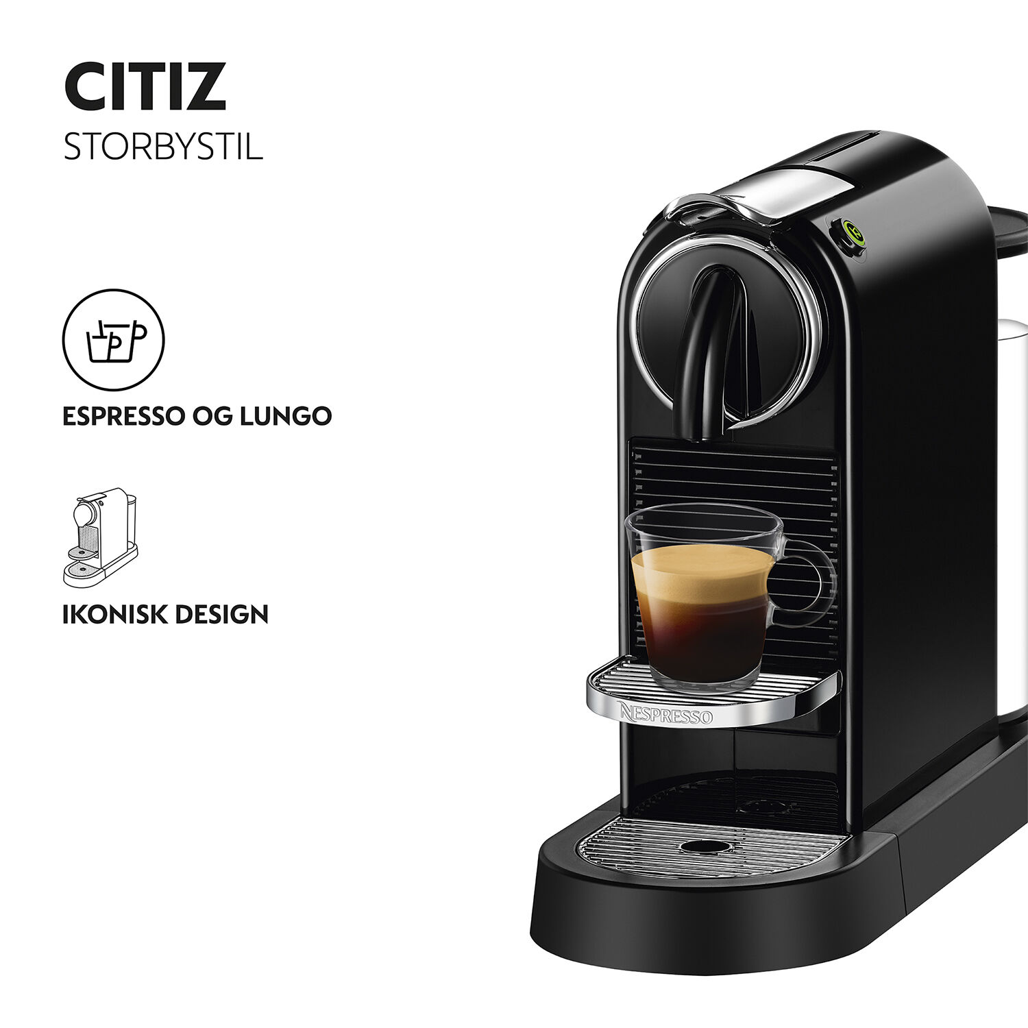 NESPRESSO&reg; CitiZ kaffemaskine DeLonghi