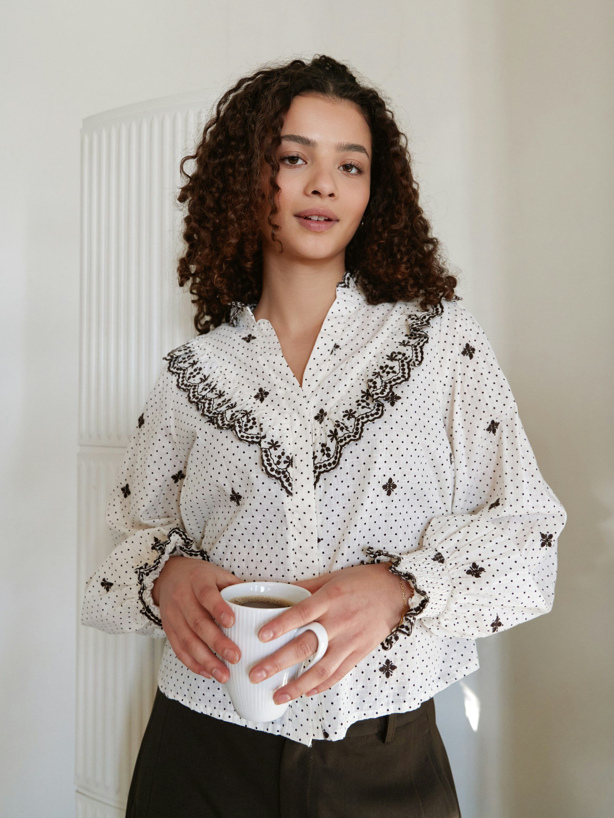 Degas Dot Blouse