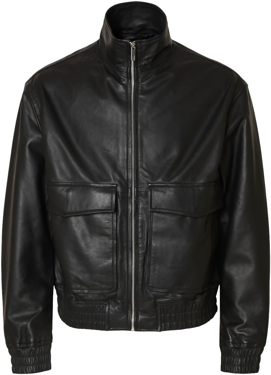 SLHJOSEF LEATHER BOMBER #3
