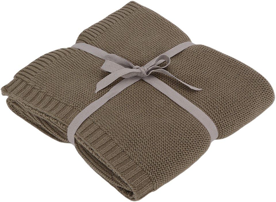 Strikket babyt&aelig;ppe