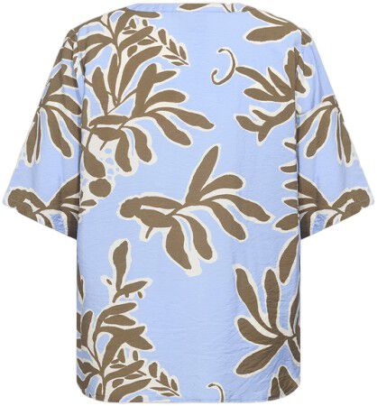 Curvy WA-LINNEA 1 Bluse Lysebl&aring;